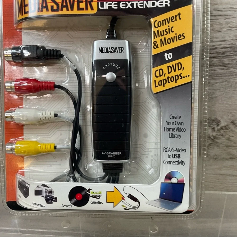 Video Grabber Pro - Video Capture Card / Media Saver IDEAWORKS USB 2.0 New - Picture 2 of 5